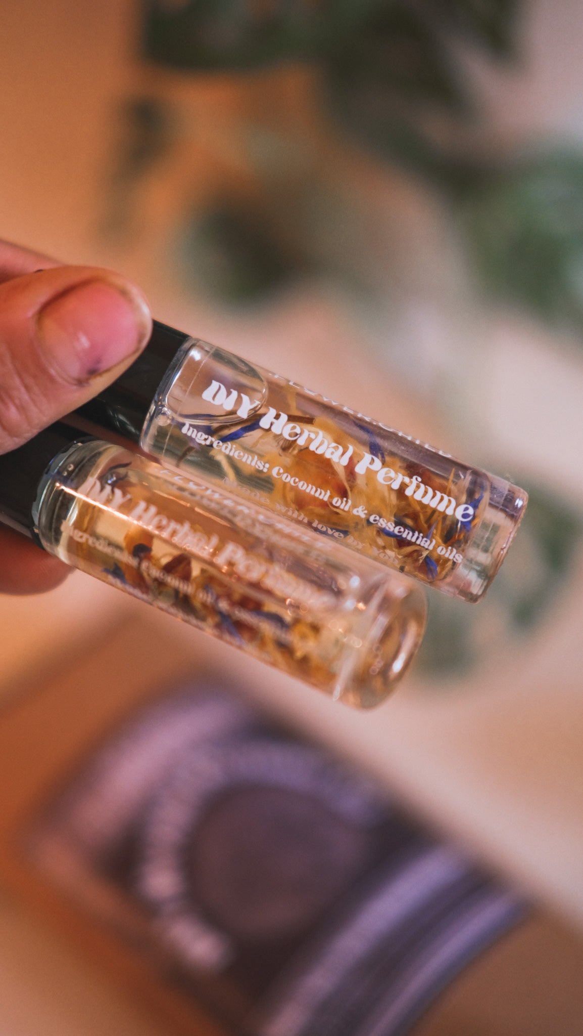 DIY Herbal Perfume Kit + Essential Oils